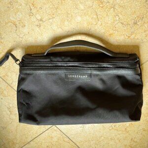 Longchamp Unisex Adult Black Nylon Multipurpose Clutch Pouch toiletry Bag
